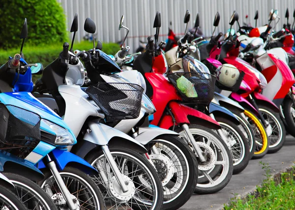 Viele Motorräder — Stockfoto