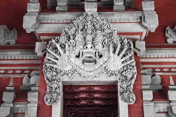 Terrible monster on balinese house entrance — Stock Photo, Image