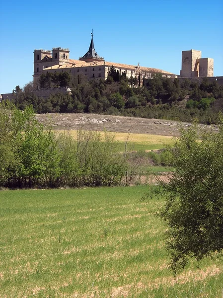 Ucles monastery in Cuenca province, Castilla La Mancha, Spain — стоковое фото