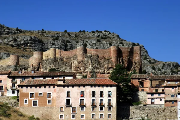 Albarracin (teruel) aragon Provinz - spanien — Stockfoto