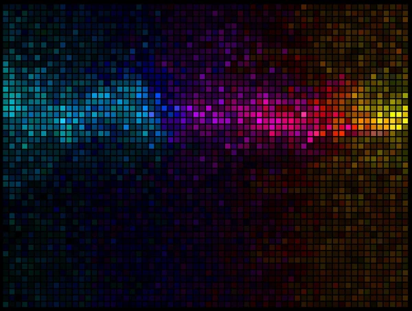 Многоцветные абстрактные огни диско фон — стоковый вектор