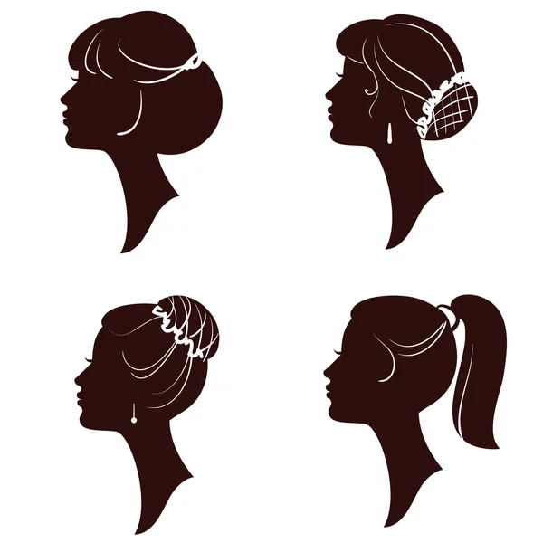 Hairstyles — Stock Vector
