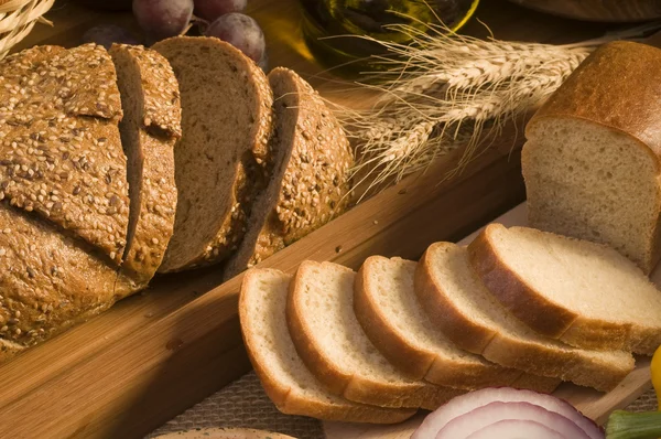 Gros plan sur la nourriture du pain — Photo
