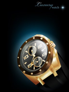 Luxury watch clipart