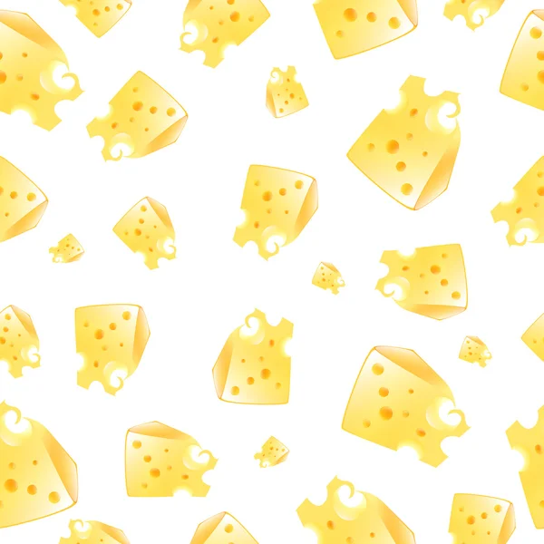 Άνευ ραφής τυρί φόντο — Διανυσματικό Αρχείο