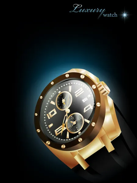 Luksusowe zegarki — Wektor stockowy