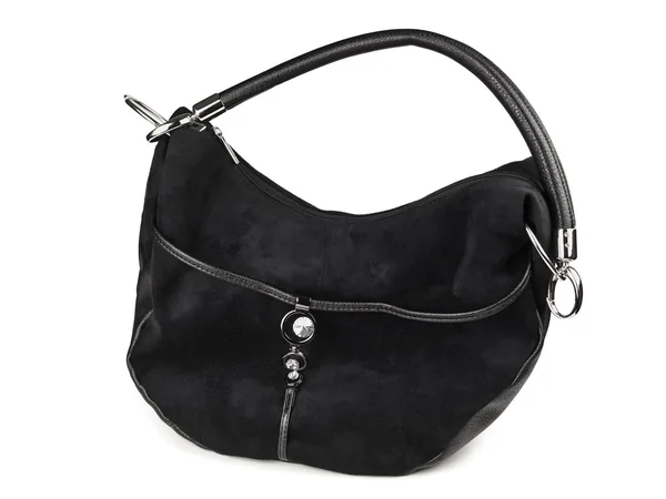 Woman black handbag — Stock Photo, Image