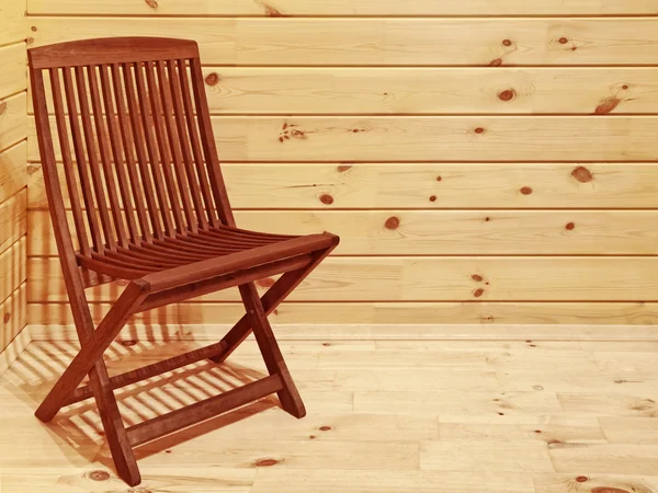 Stuhl in der Ecke — Stockfoto