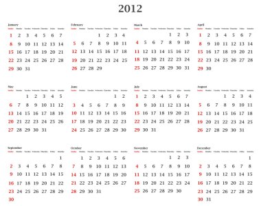 12 Calendar Free Vector Eps Cdr Ai Svg Vector Illustration Graphic Art