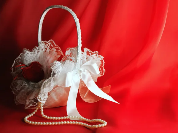 Bridal basket — Stock Photo, Image