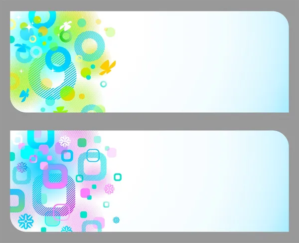 Abstract vector banners — Stockvector