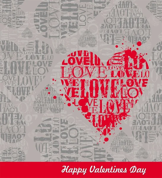 Valentines seamless background — Stock Vector