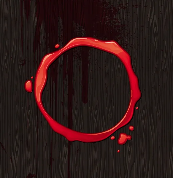 血腥的圆的帧 — 图库矢量图片