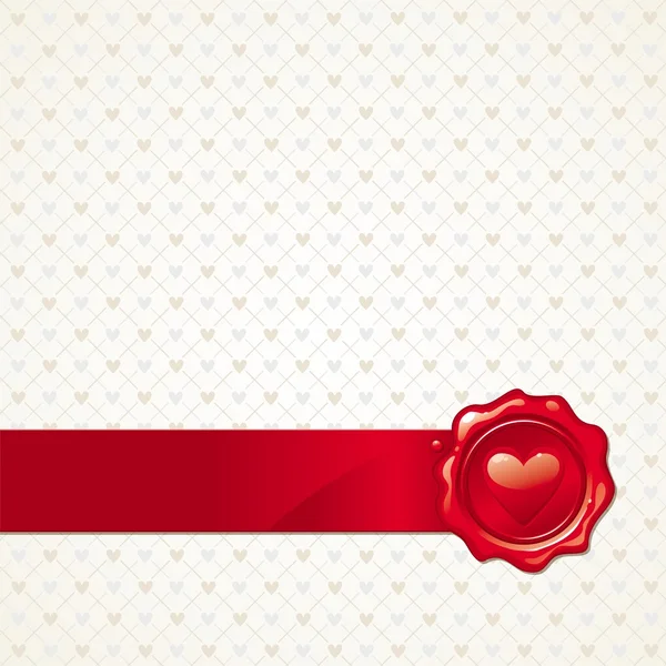 Valentines fondo con corazones — Archivo Imágenes Vectoriales