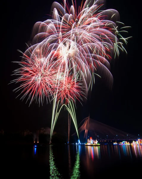 Colorful Fireworks Display — Stock Photo, Image