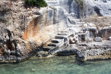 Ruins in Kekova clipart