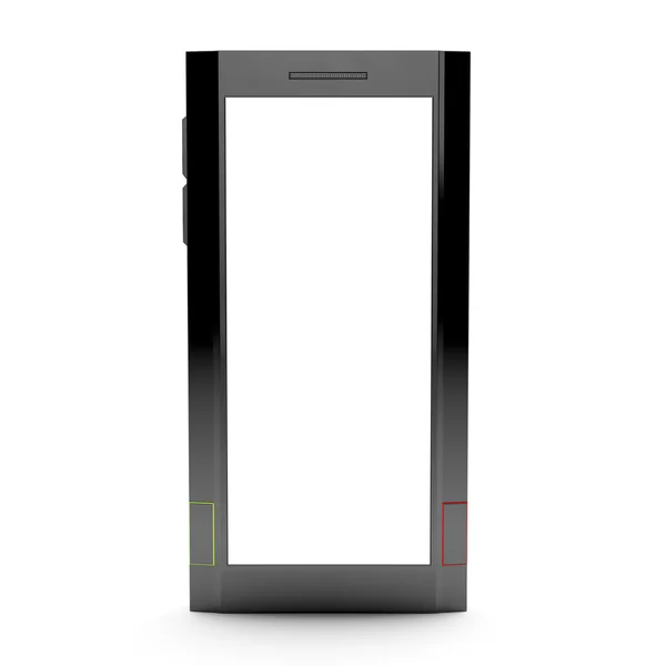 Telefono cellulare con schermo vuoto — Foto Stock