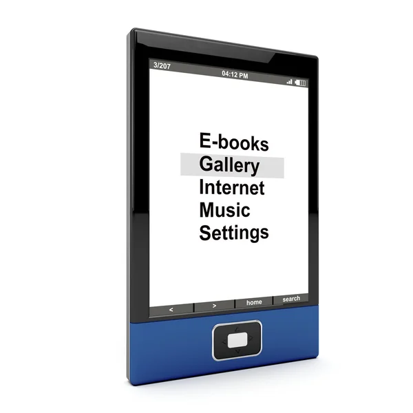 Lettore di libri elettronici — Foto Stock