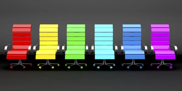 Renkli koltuklar — Stok fotoğraf