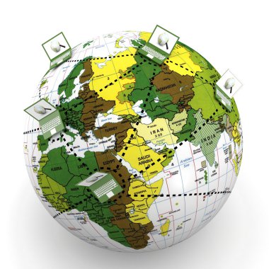 Global Network clipart