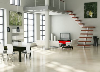 Modern interior clipart