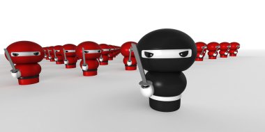 Ninja Army clipart