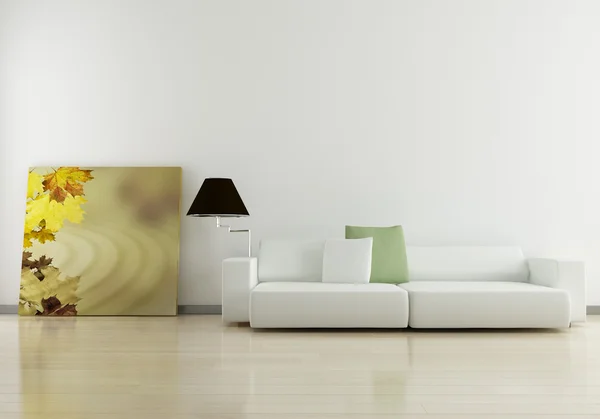 Sofà mit Farbe — Stockfoto