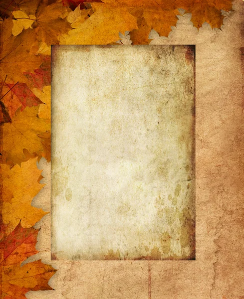 Vintage Autumn Canvas — Stock Photo, Image