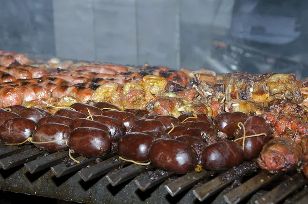 Barbecue di carne di cucina argentina — Foto Stock