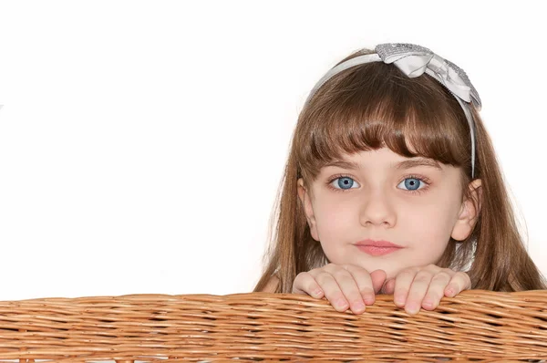 Schattig klein meisje — Stockfoto