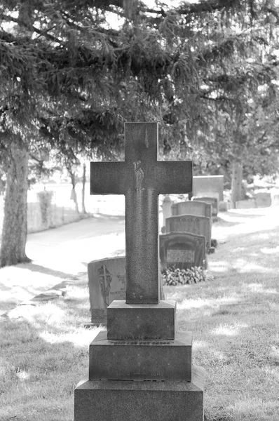 कब्रिस्तान में मसीह स्टॉक तस्वीर
