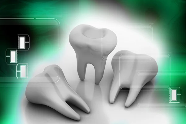 3D-Zahn — Stockfoto