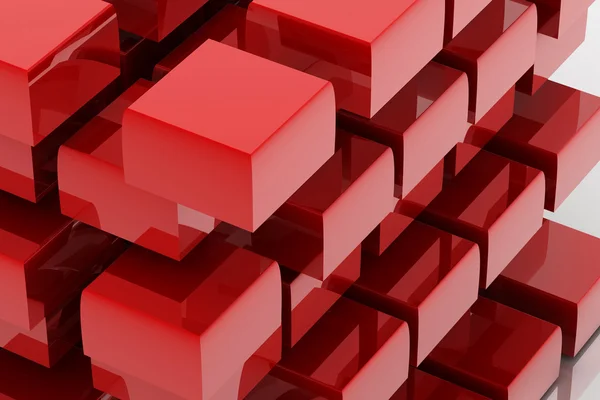 Red cubes — Stock Photo, Image