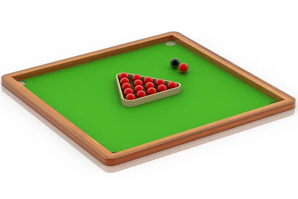 Snookerbord bollen — Stockfoto