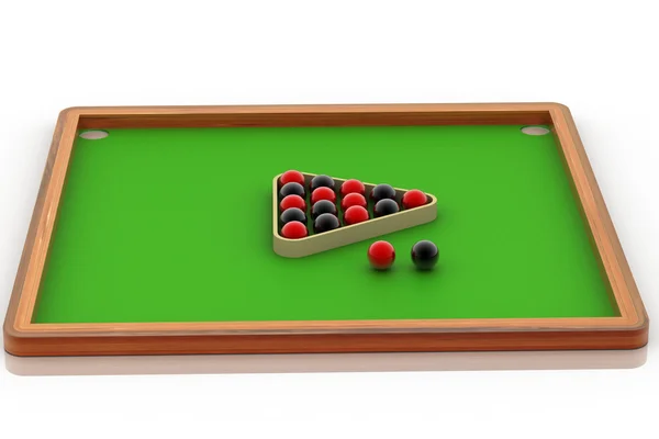 Snooker ball table — Stock Photo, Image