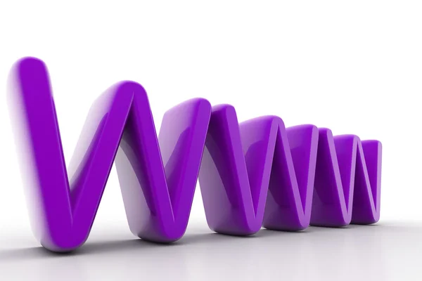 Www letters — Stock Photo, Image