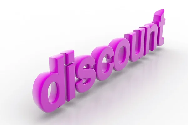 Discount letter — Stock Photo, Image