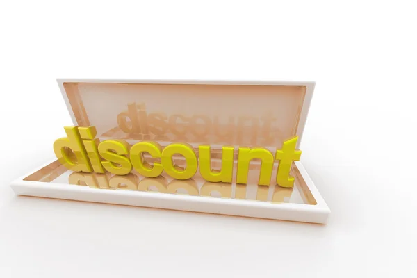 Discount letter — Stock Photo, Image