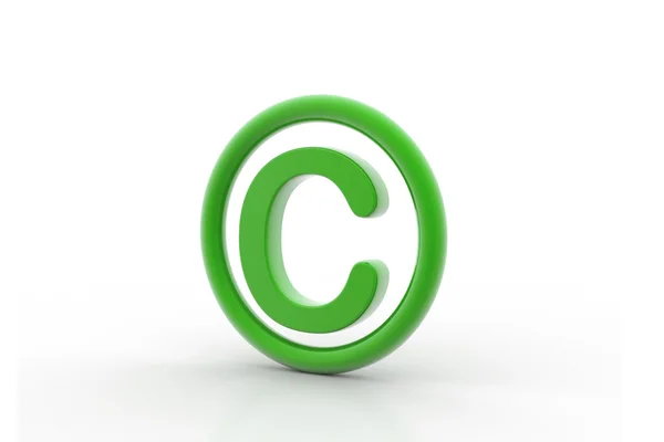 Símbolo de copyright — Foto de Stock