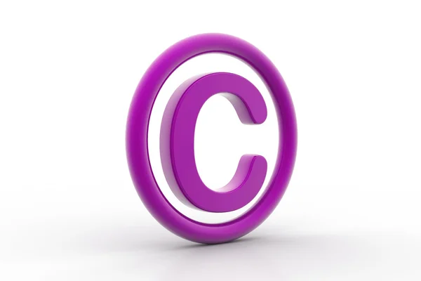 Símbolo de copyright —  Fotos de Stock