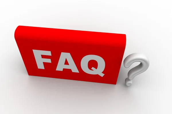 Справка FAQ — стоковое фото