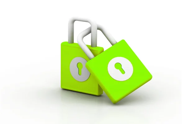Two padlock — Stock Photo, Image