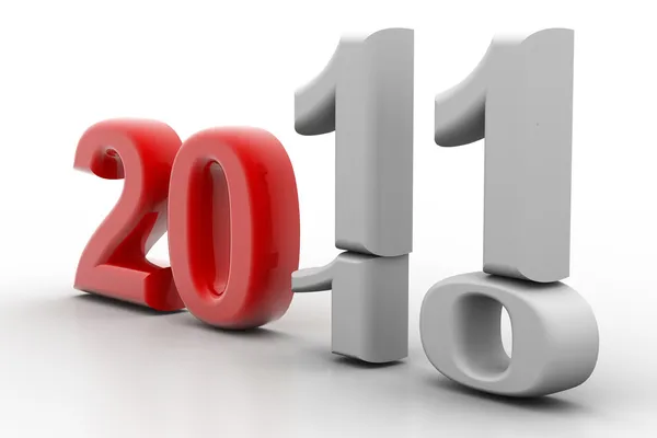 Yeni yıl 2011 — Stok fotoğraf