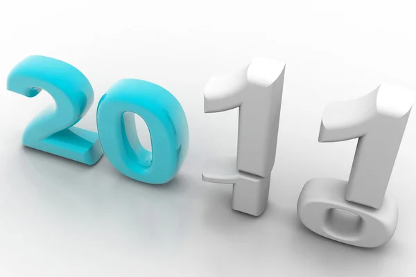 Nowy rok 2011 — Zdjęcie stockowe