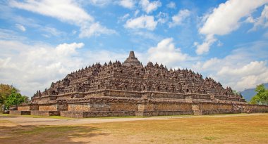 Borobudur temple in Indonesia clipart