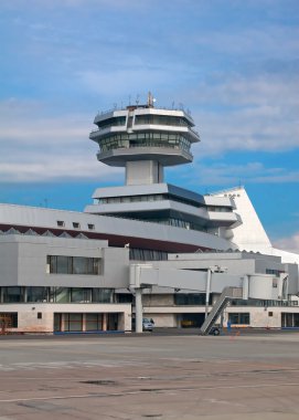 Control tower of the airport clipart