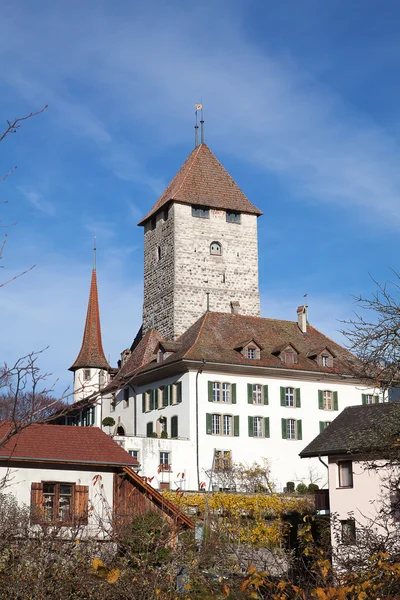 Spiez castle — Stock Photo, Image