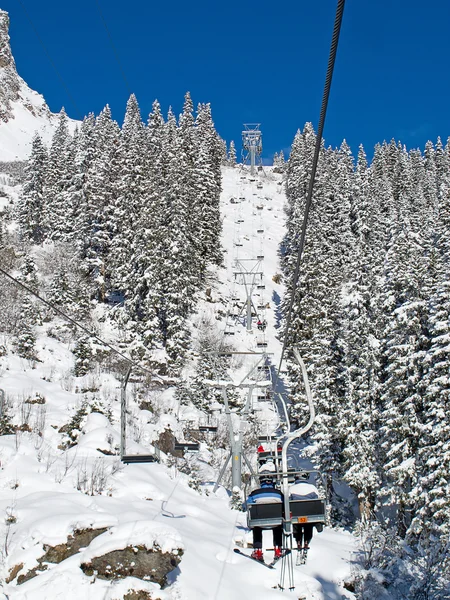 Declive de esqui — Fotografia de Stock