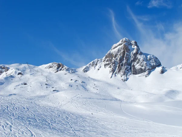 Declive de esqui — Fotografia de Stock