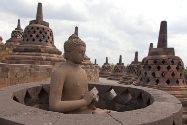 Borobudur Tapınağı Endonezya